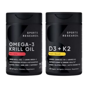 Sports Research Krill oil omega-3 500 mg