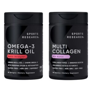 Sports Research Hydrolyzed collagen peptides 1000 mg