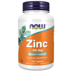 NOW Foods Zinc gluconate 405 mg Tablet – 250 count