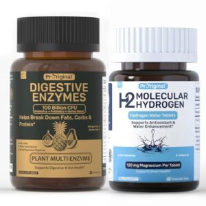 12 PPM Molecular Hydrogen Tablets Digestive Enzymes – 12 tablets