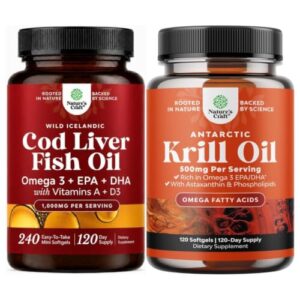 Bundle of Icelandic Wild Caught Krill oil omega-3 Softgel