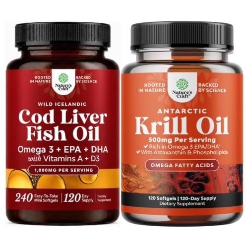 Bundle of Icelandic Wild Caught Krill oil omega-3 Softgel