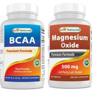 Best Naturals Magnesium oxide 500 mg Powder – 8 OZ