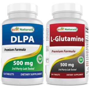 Best Naturals DLPA 500 mg L-Glutamine 500 mg