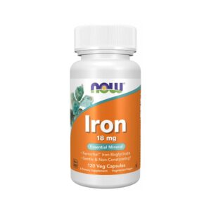 NowFoods Iron 18 mg Capsule – 120 capsules