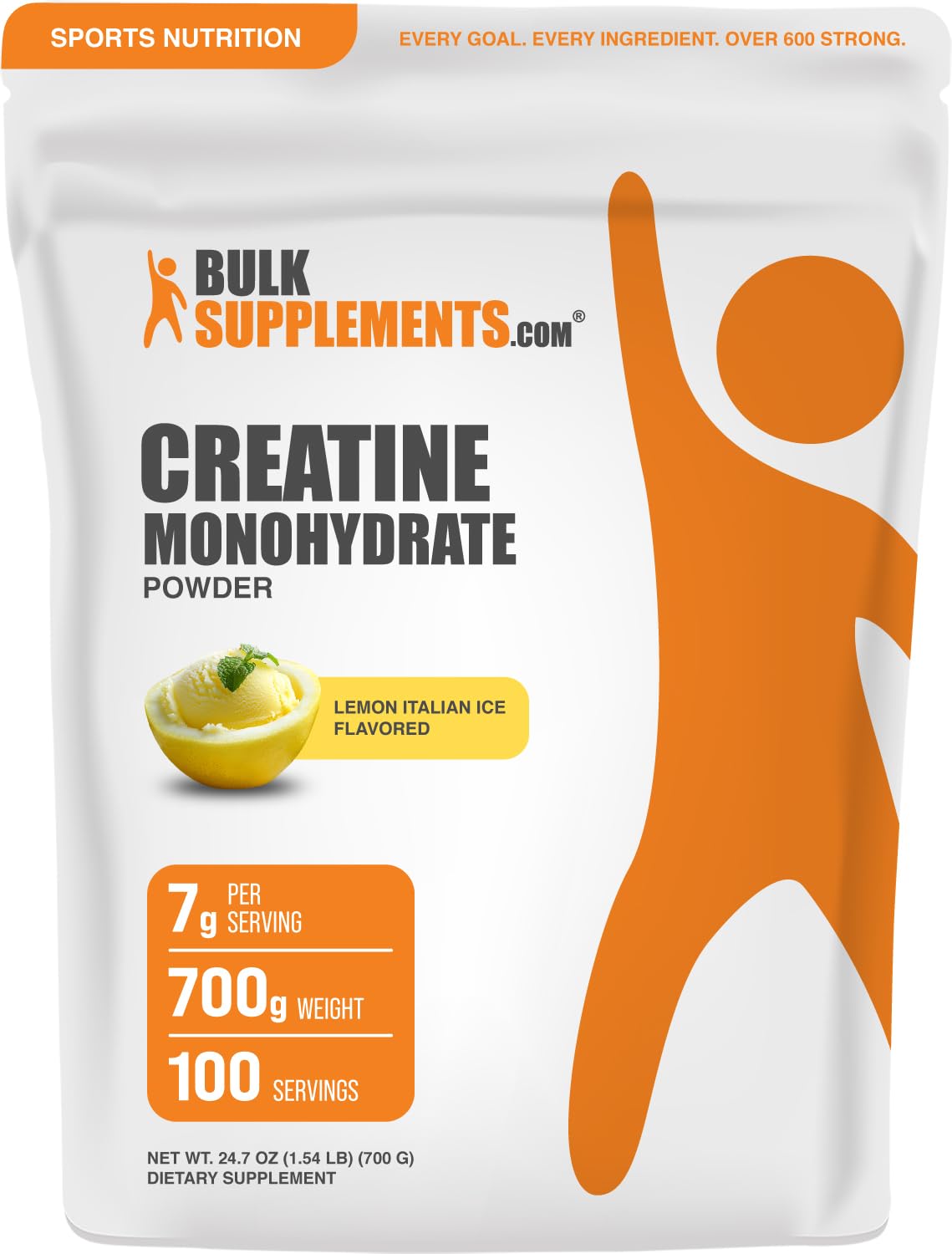 BulkSupplements.com Creatine monohydrate 7 g Powder – 7 g
