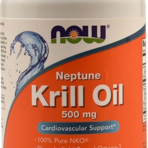 NOW Foods Krill oil omega-3 500 mg Softgel – 120 softgels