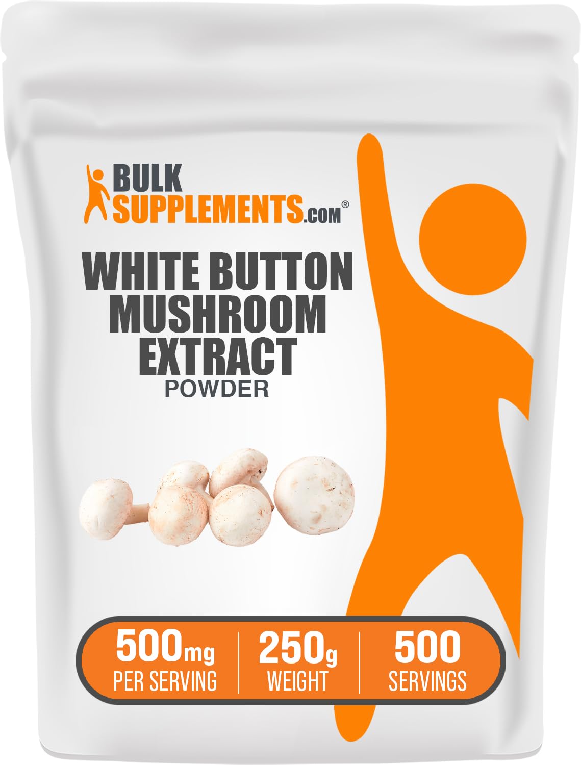 BulkSupplements.com Mushroom Supplements 500 mg Powder – 250 g