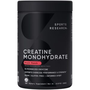 Sports Research Creatine monohydrate Powder – 5 g