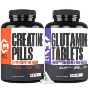 Crazy Muscle Creatine monohydrate 1000 mg – 30 servings