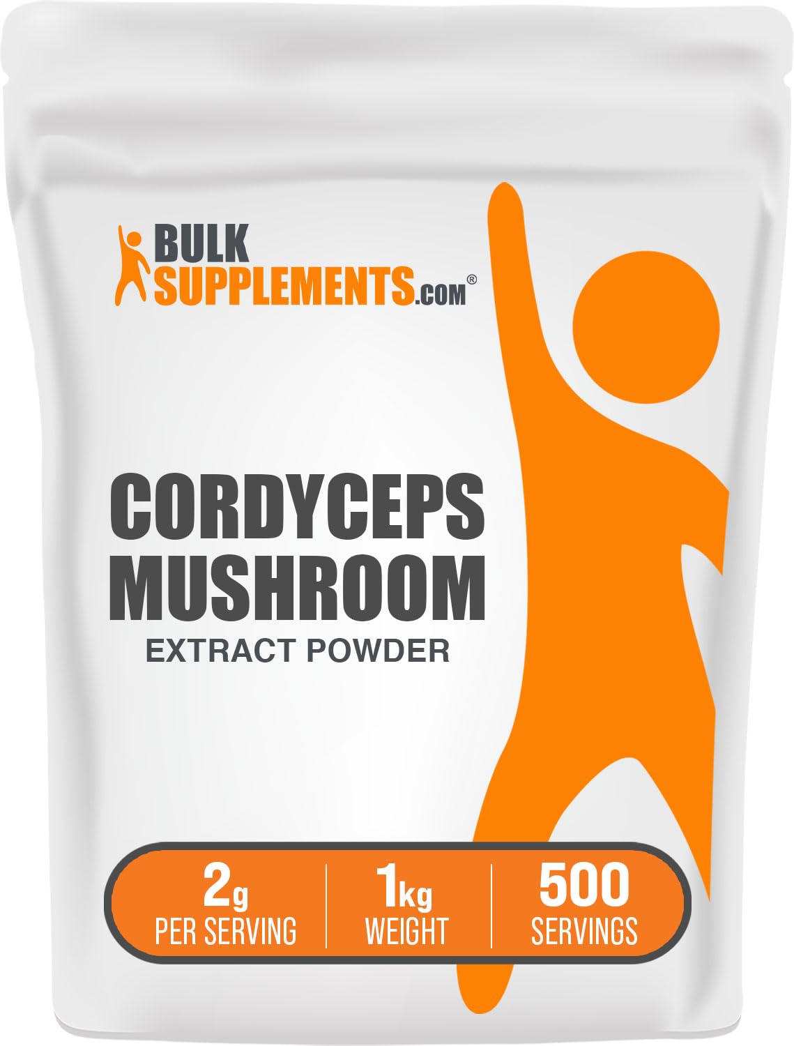 BulkSupplements.com Cordyceps mushroom 2 g Powder – 2 g