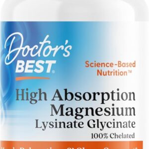 Doctor’s Best Magnesium glycinate/bisglycinate – 120 count
