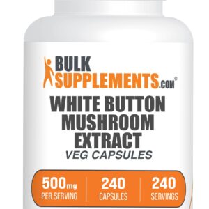 BulkSupplements.com Mushroom Supplements Capsule – 240 count
