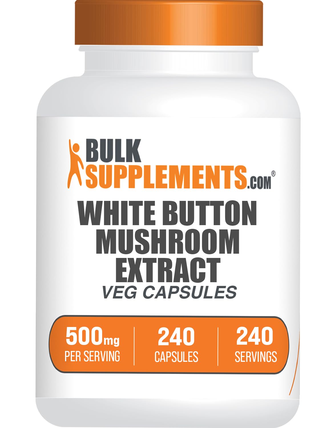 BulkSupplements.com Mushroom Supplements Capsule – 240 count