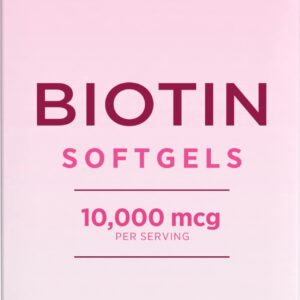 Nature’s Bounty Biotin 10000 mcg Softgel – 90 softgels