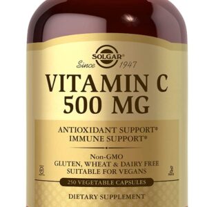 Solgar Vitamin C 500 mg Capsule – 250 capsules