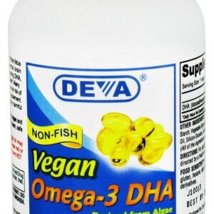 Deva Vegan Algal omega-3 200 mg Capsule – 90 capsules