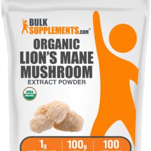BulkSupplements.com Lion’s mane mushroom 1 g Powder – 1 g