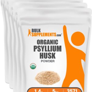 BulkSupplements.com Psyllium fibre 1.4 g Powder – 1.4 g