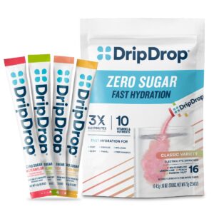 DripDrop Hydration Sugar Free Electrolytes Liquid – 16 count