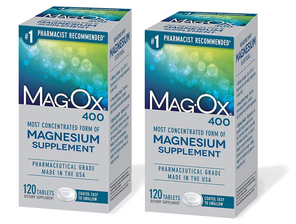 Mag-Ox 400 Magnesium oxide 483 mg Tablet – 120 count