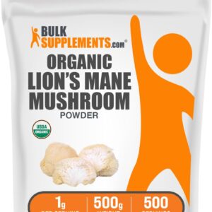 BulkSupplements.com Lion’s mane mushroom 1 g Powder – 1 g
