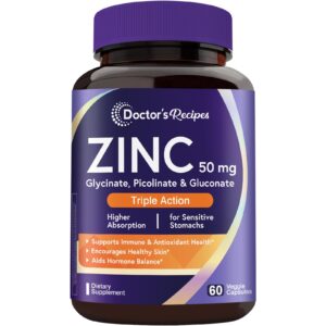 Doctor’s Recipes Zinc picolinate 50 mg Capsule – 60 capsules