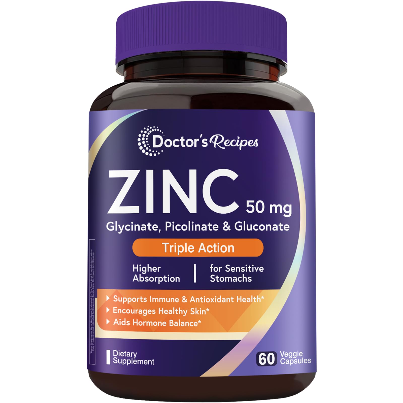 Doctor's Recipes Zinc picolinate 50 mg Capsule – 60 capsules