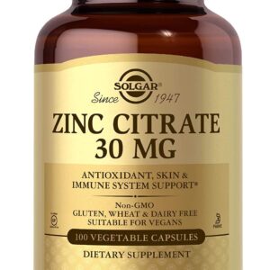 Solgar Zinc Capsule – 100 count