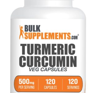 BulkSupplements.com Curcumin/turmeric extract 500 mg Capsule – 120 capsules