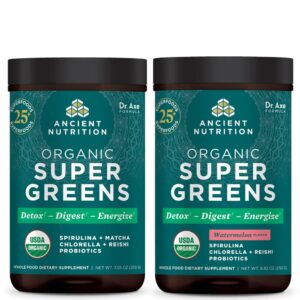 Ancient Nutrition Greens Powders – 25 servings