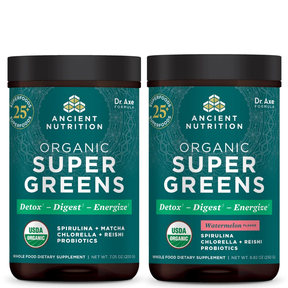 Ancient Nutrition Greens Powders – 25 servings