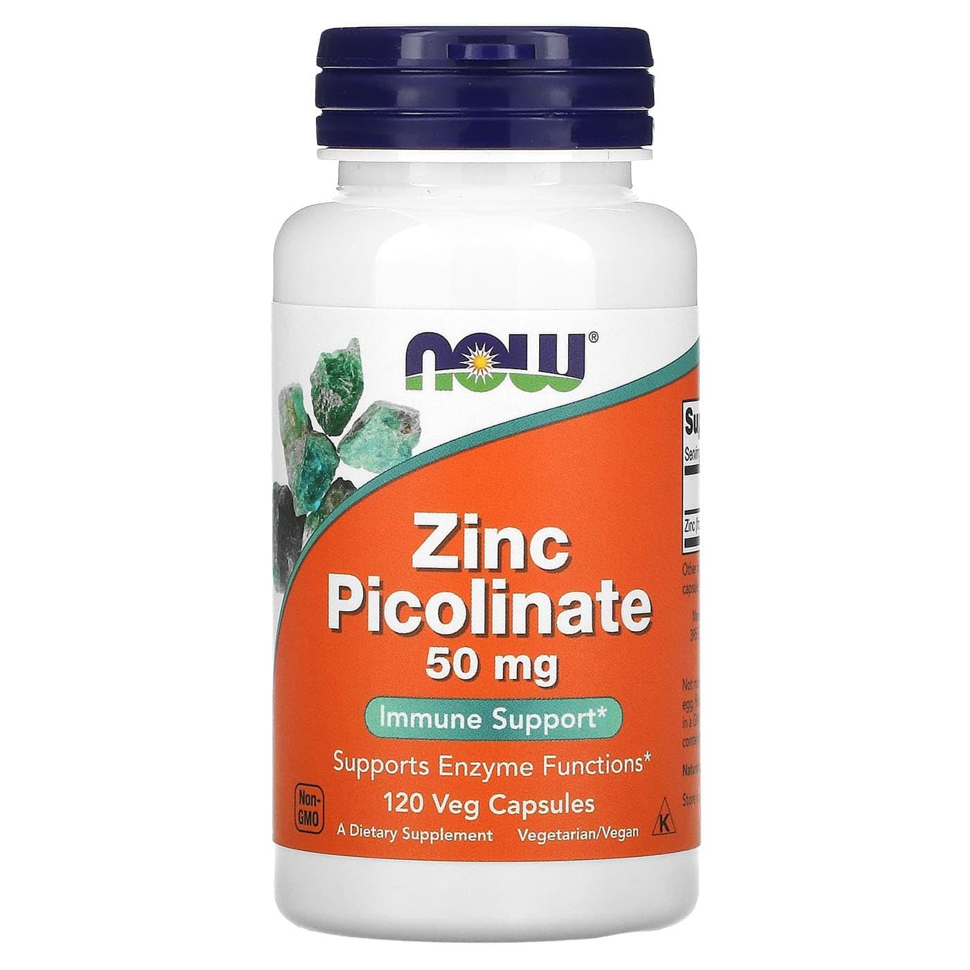 NOW Foods Zinc picolinate 50 mg Capsule – 120 capsules