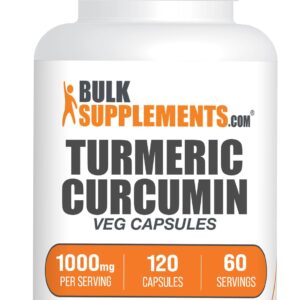 BulkSupplements.com Curcumin/turmeric extract 1000 mg Capsule – 120 capsules