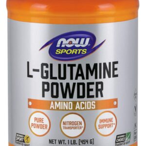 NOW Foods L-Glutamine Powder – 1 lb