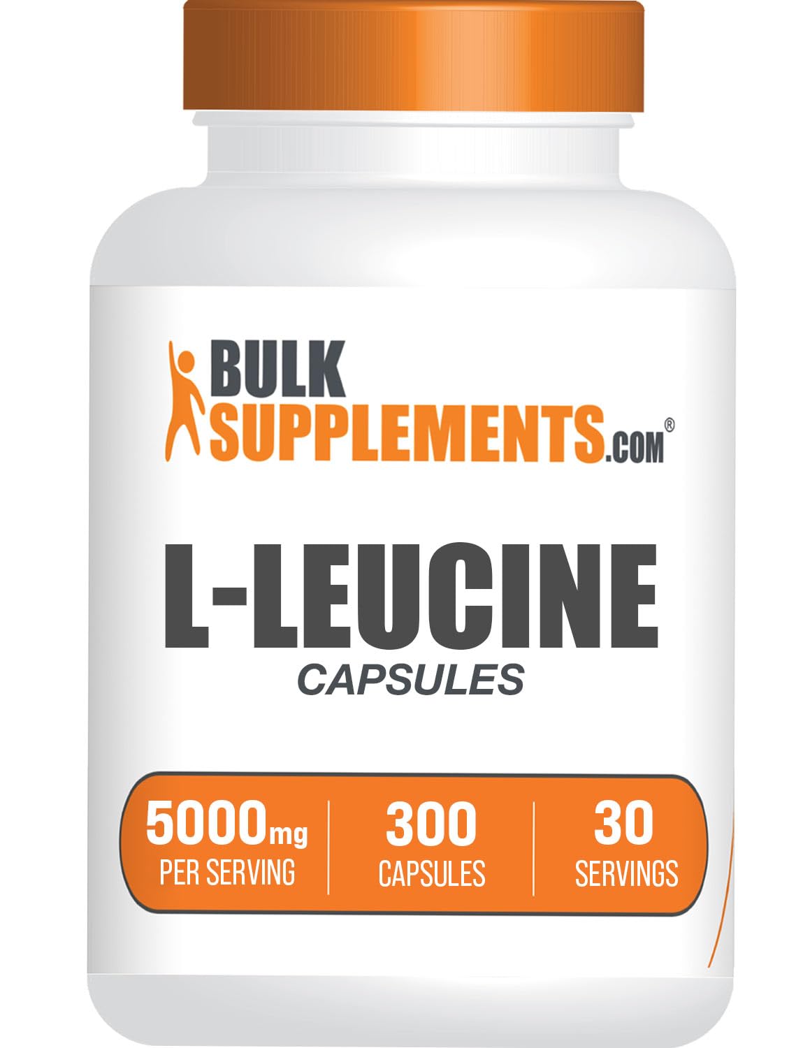 BulkSupplements.com BCAAs 5000 mg Capsule – 300 capsules