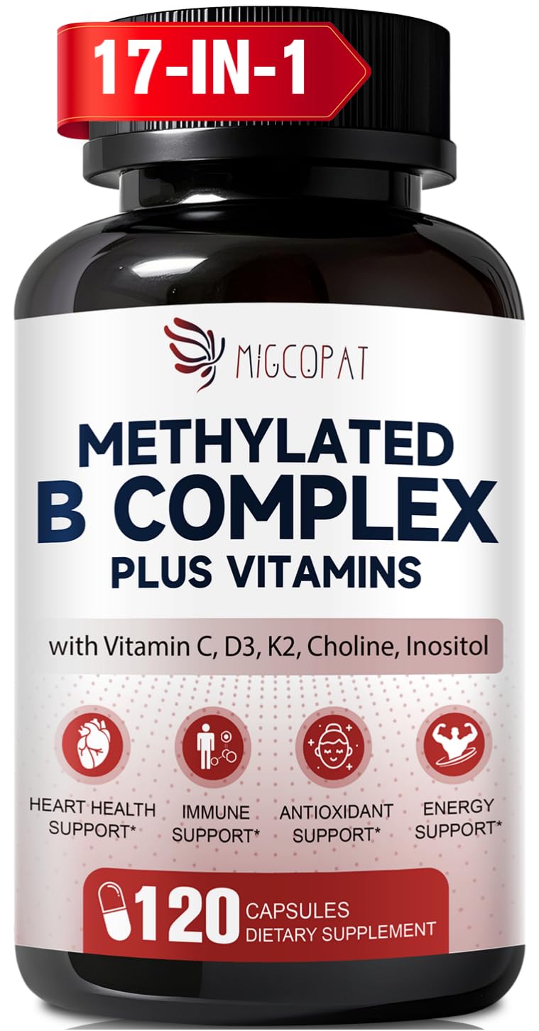 Migcopat 17-in-1 Methylated B Complex B Vitamins 258150 mcg Capsule – 120 capsules