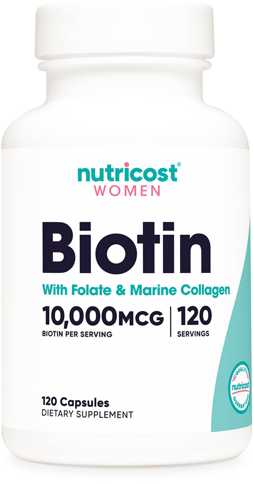 Nutricost Biotin 10,000 mcg Capsule – 120 capsules