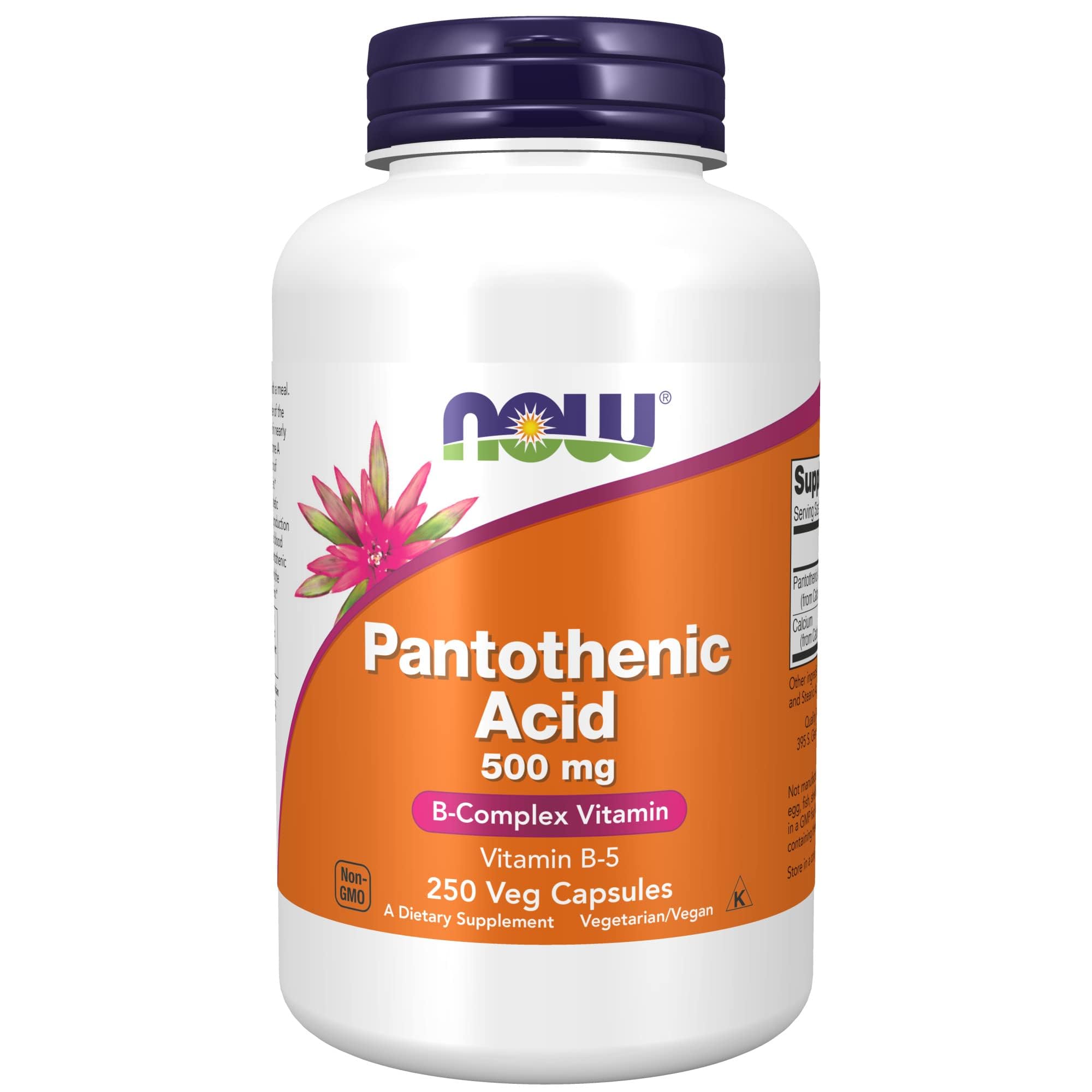 NOW Foods B Vitamins 500 mg Capsule – 250 capsules