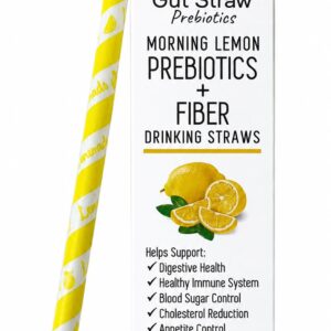 Gut Straw Lemon Water Fibre – 14 count