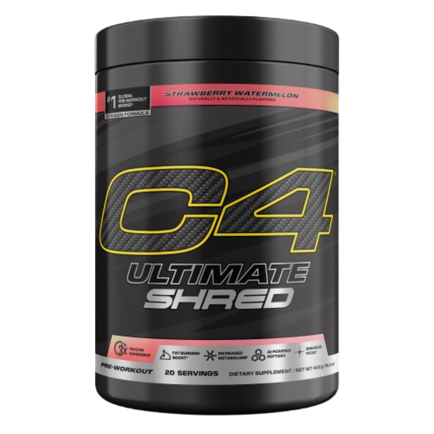 C4 Ultimate Shred Pre-Workout Powder – 20 servings