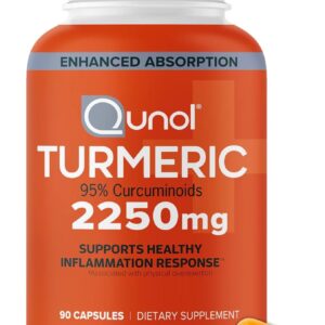 Qunol Turmeric 2250 mg Capsule – 90 capsules