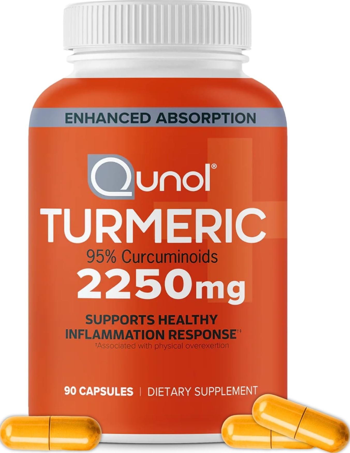Qunol Turmeric 2250 mg Capsule – 90 capsules