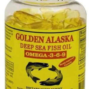 Golden Alaska Deep Sea Fish oil omega-3 1000 mg Softgel – 100 softgels