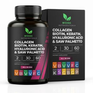 Multi Hair Supplements 10,000 mcg Capsule – 60 capsules