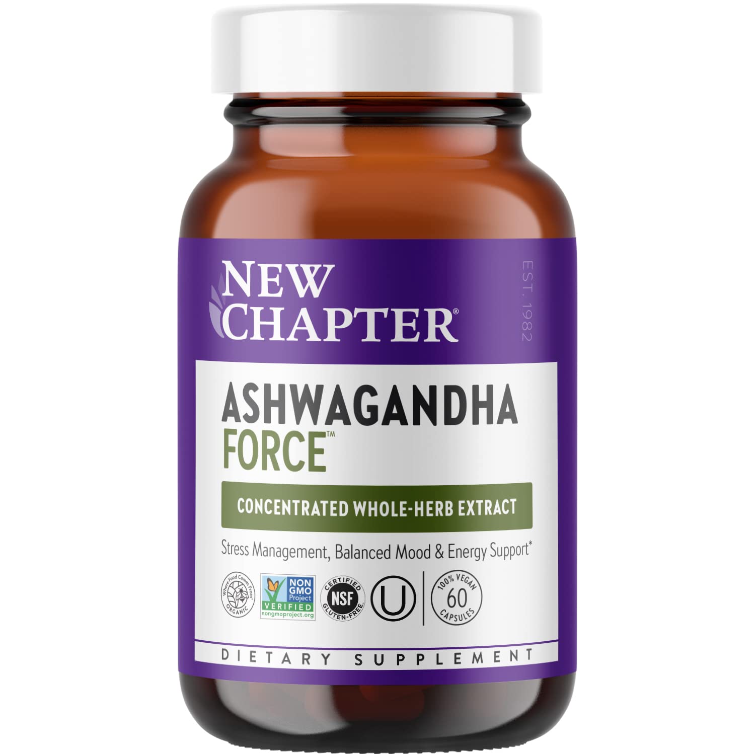 New Chapter Ashwagandha – 60 count