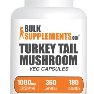 BulkSupplements.com Mushroom Supplements Capsule – 360 capsules