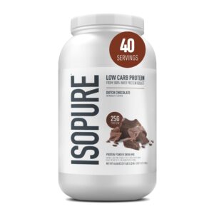 Isopure Low Carb Whey Protein Powder – 3 LB