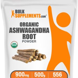 BulkSupplements.com Ashwagandha 900 mg Powder – 500 g