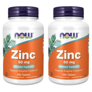 NOW Foods Zinc 50 mg – 250 count